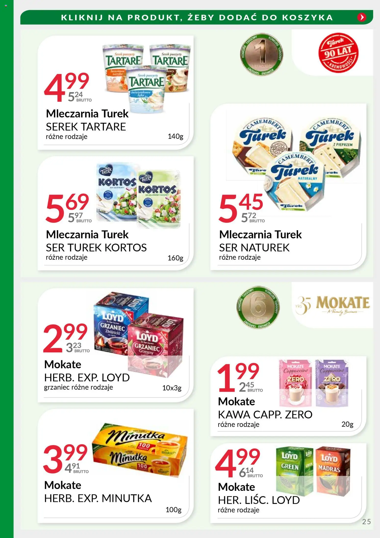 Eurocash Gazetka - Targi Jesień od 17.11.2025 | Strona: 25 | Produkty: Serek, Cappuccino, Camembert, Ser