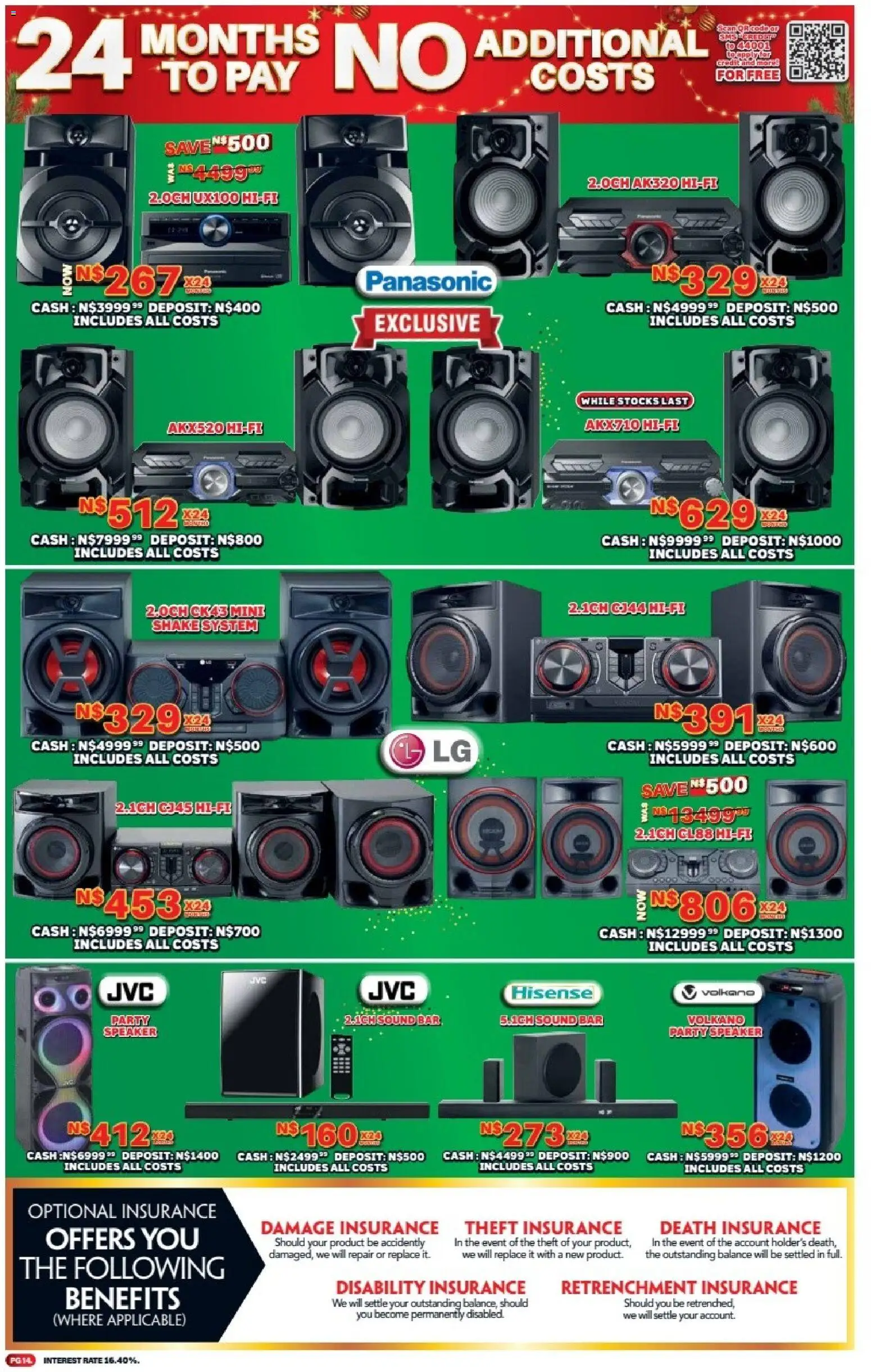 New Lewis Stores catalogue – valid from 08.12.2025 | Page: 14 | Products: Speaker