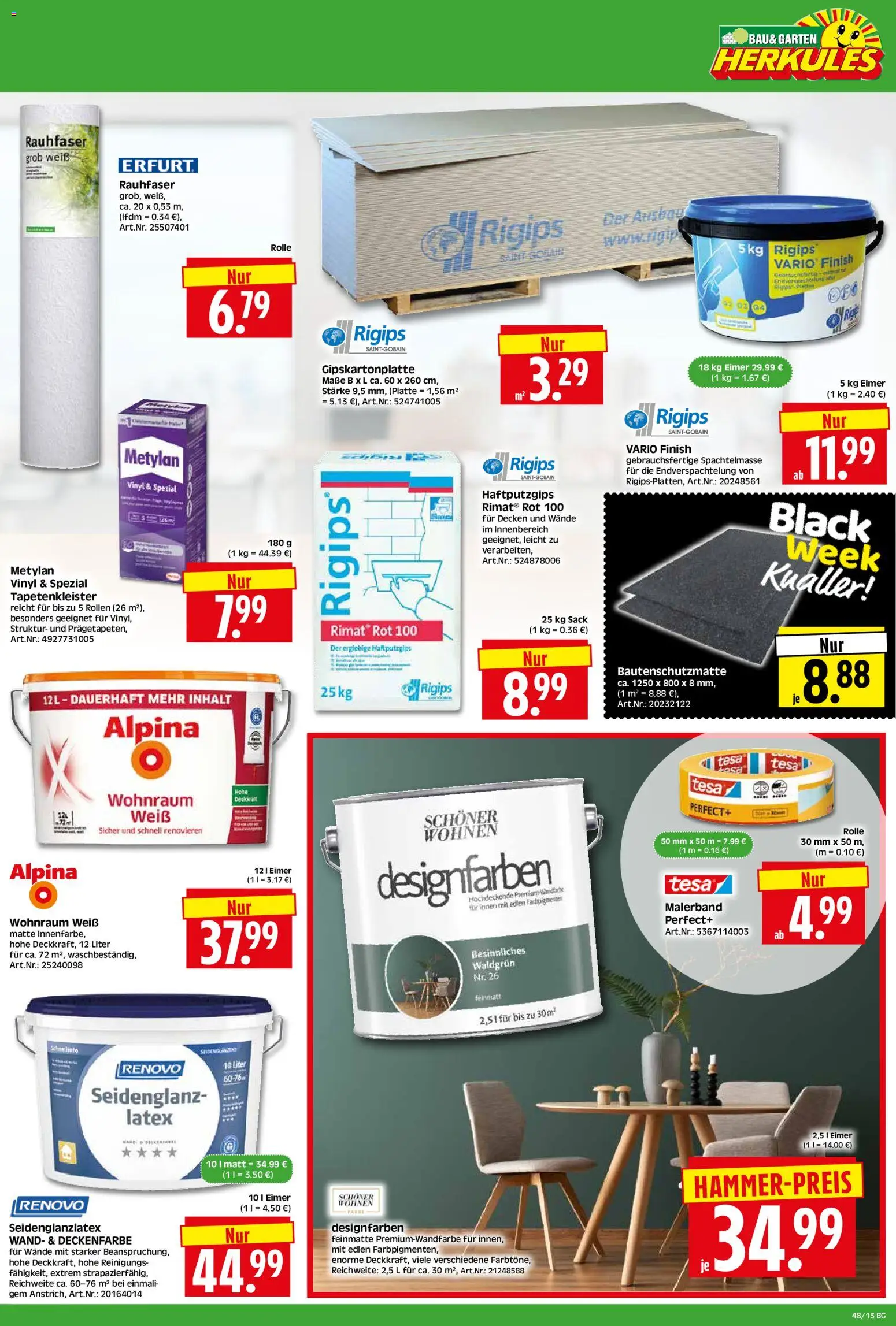 HERKULES - Bau & Garten – gültig ab 24.11.2025 | Seite: 13 | Produkte: Finish