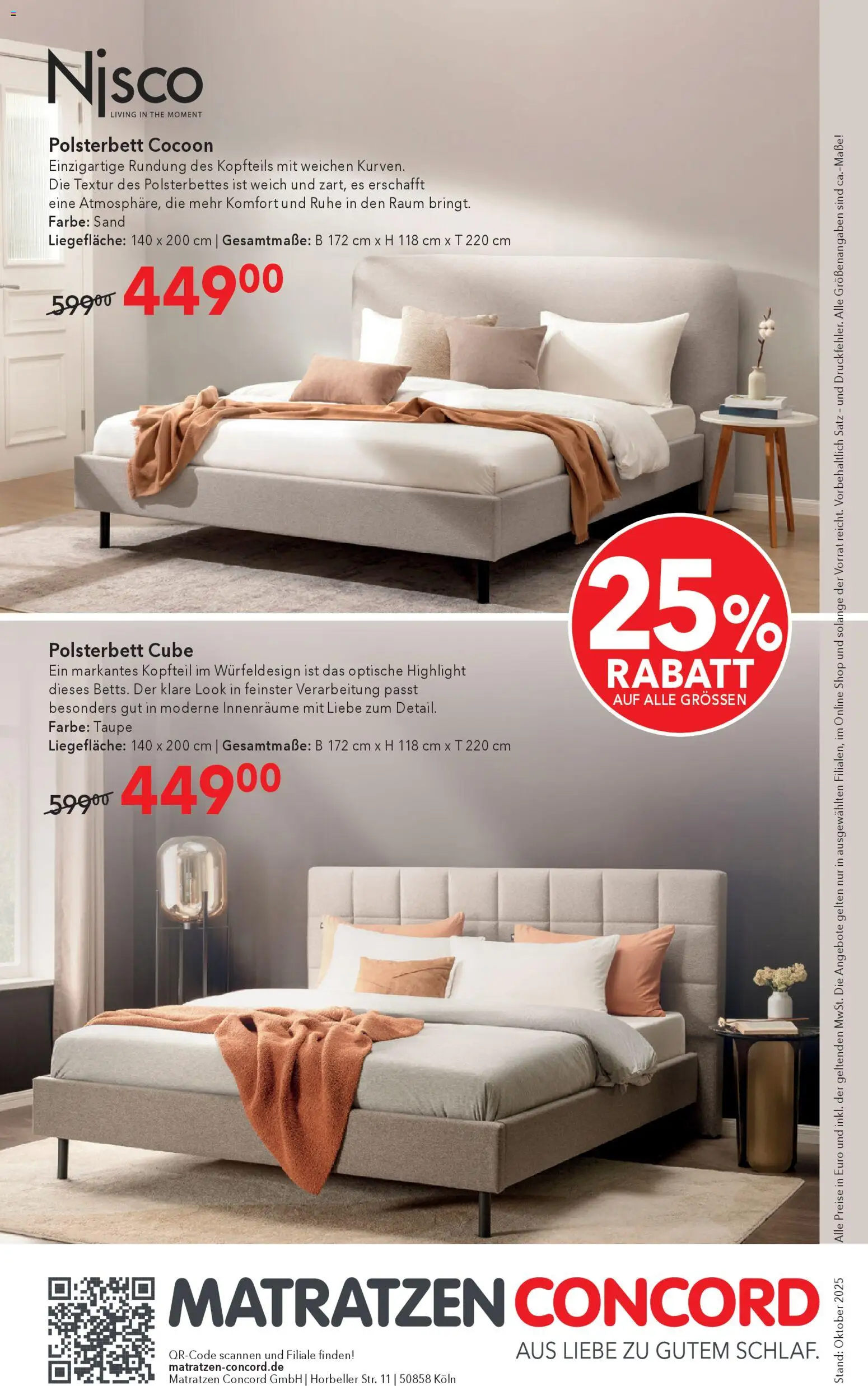 Matratzen Concord - Black Friday – gültig ab 29.10.2025 | Seite: 9 | Produkte: Polsterbett
