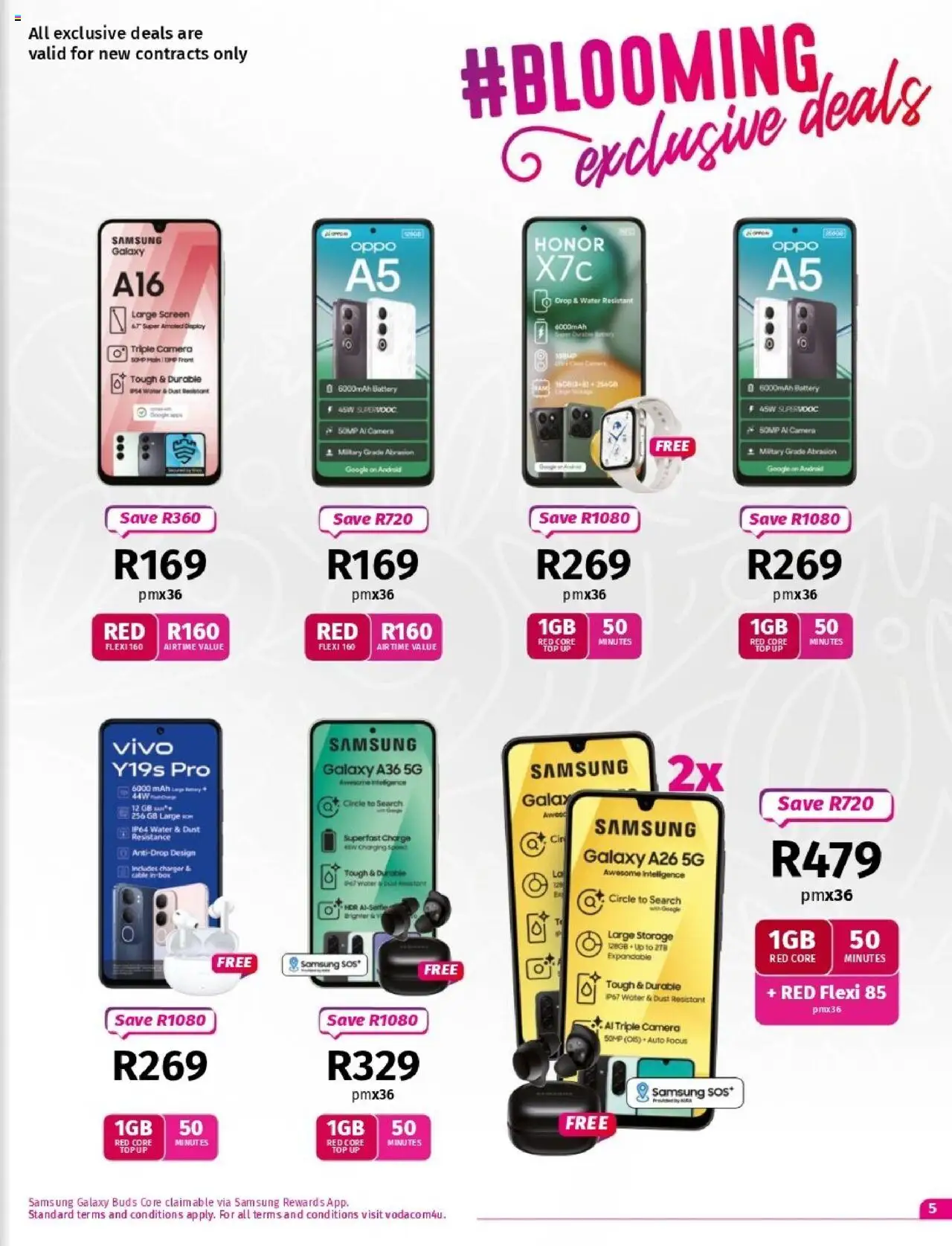 New Vodacom catalogue – valid from 09.09.2025 | Page: 5 | Products: Camera, Cable, Battery, Charger