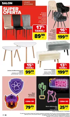 Carrefour Gazetka - Łap okazje od 11.09.2025 | Strona: 28 | Produkty: Krzesło