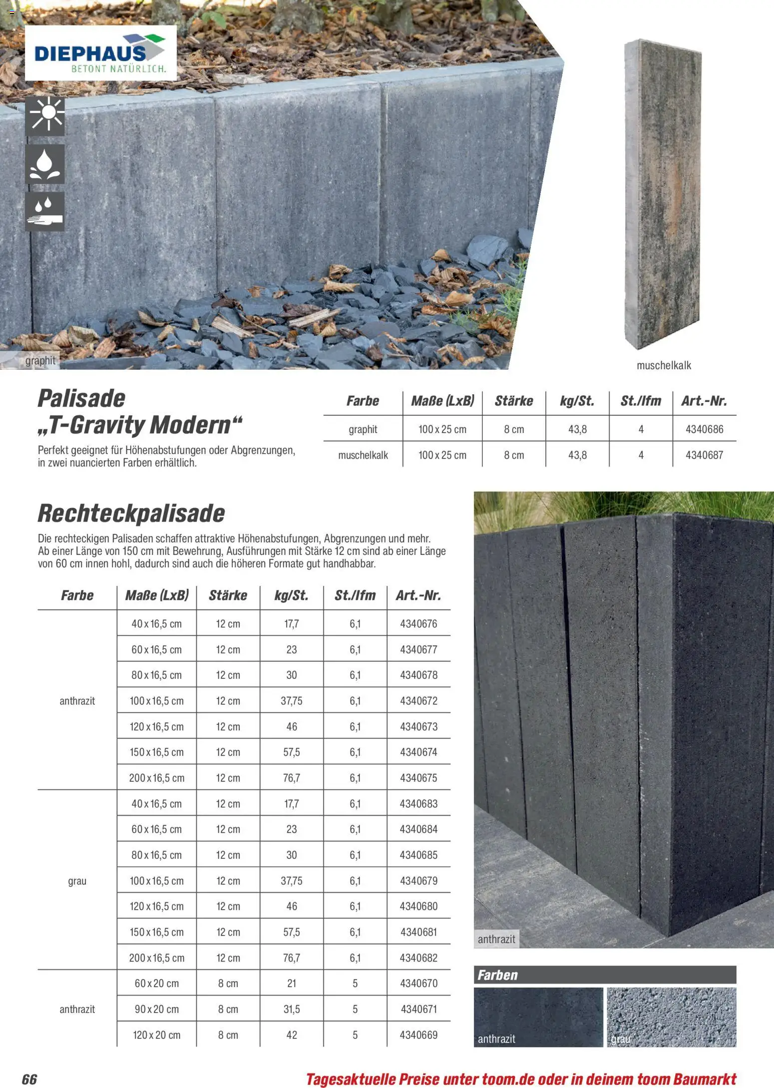 Toom Baumarkt Gartenbaustoffe 2026 – gültig ab 20.02.2026 | Seite: 66
