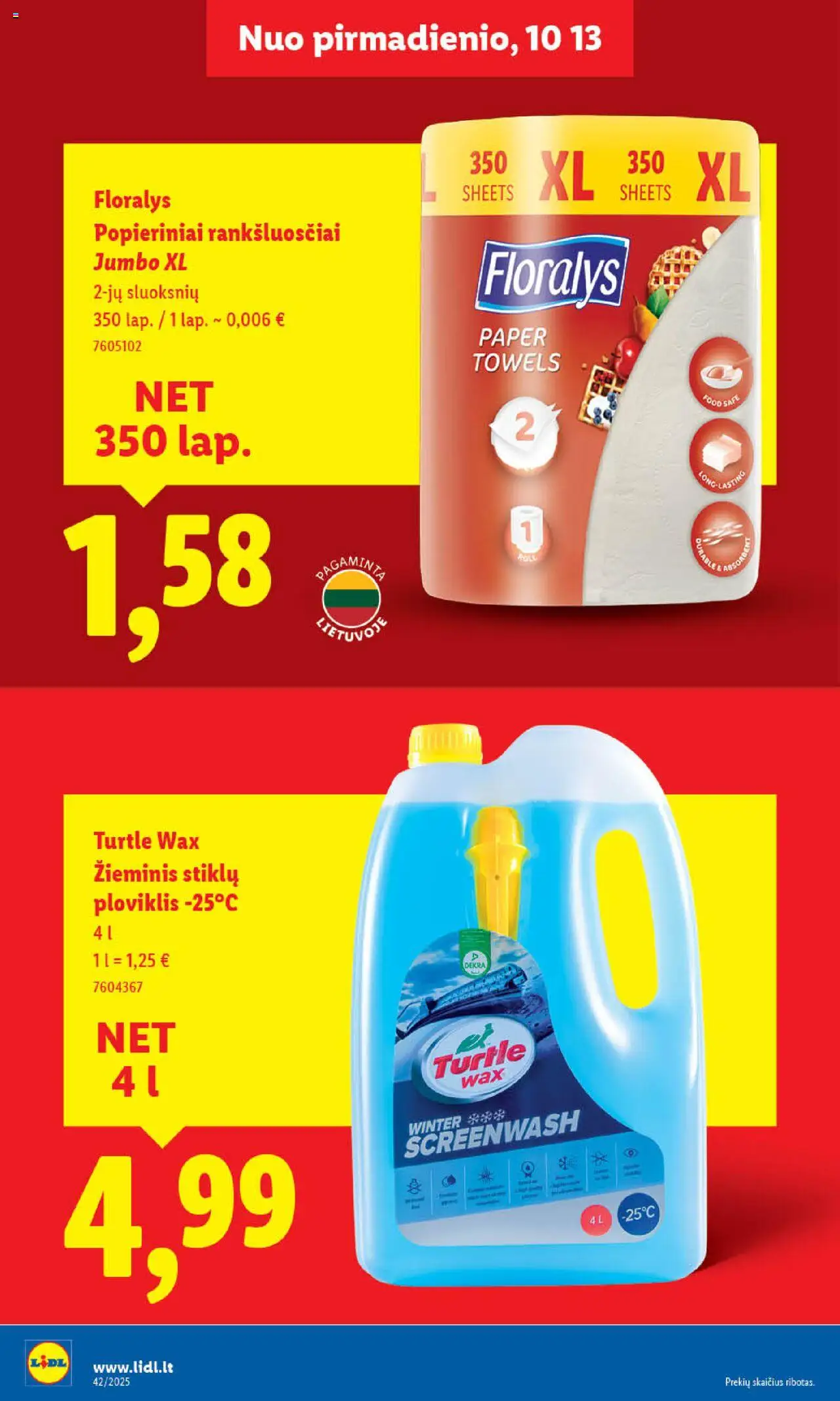 LIDL akcijos nuo 16.10.2025 | Puslapis: 38 | Prekių: Ploviklis