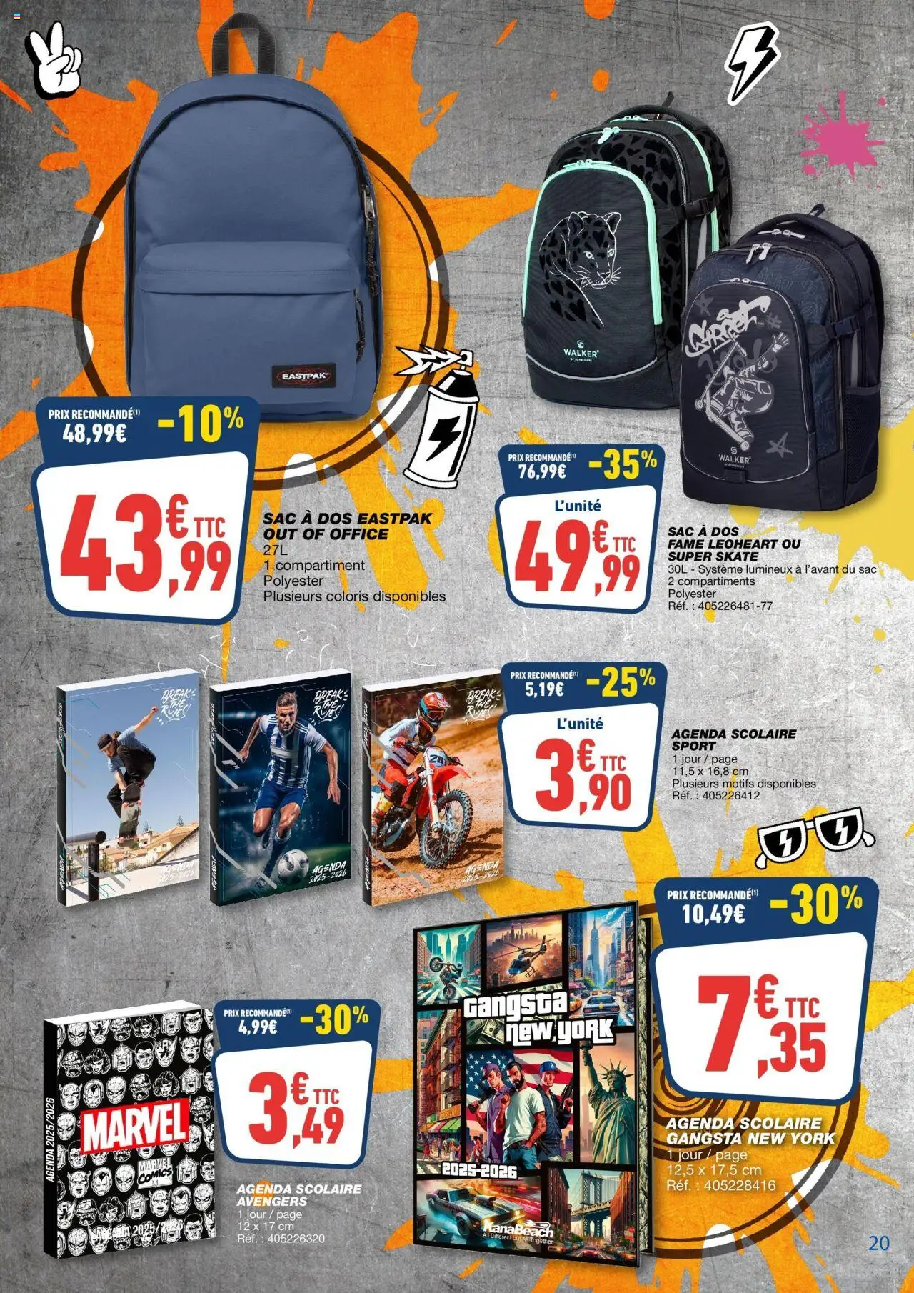  | Page: 20 | Produits: Sac, Skate, Sac à dos