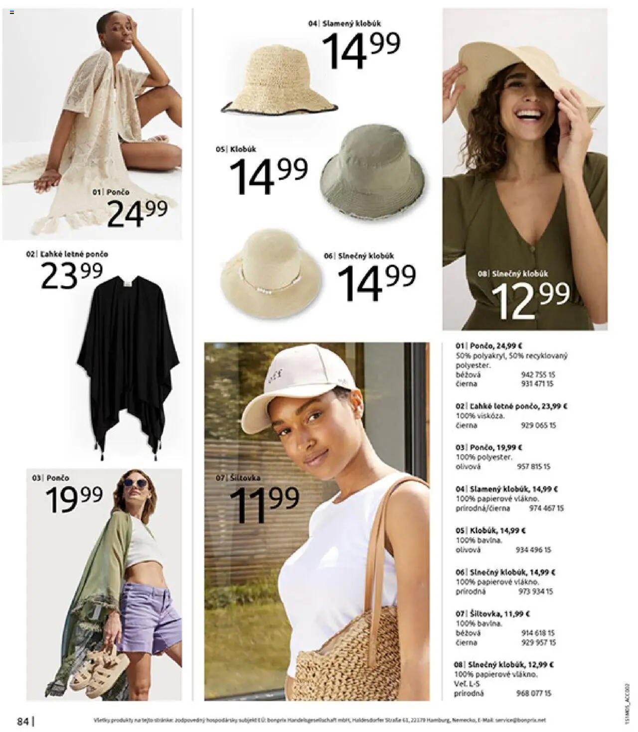 Bonprix katalóg citrusové farby │ platný od 26.05.2025 | Strana: 86 | Produkty: Klobúk
