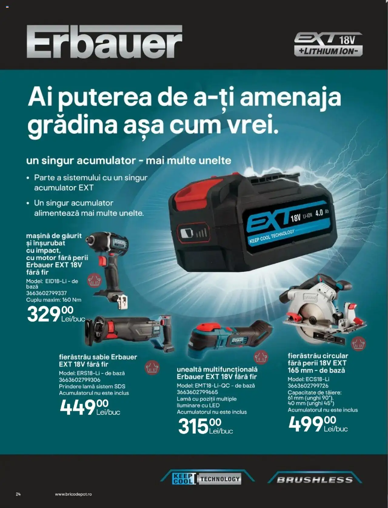 Noul catalog Brico Depot – valabil de la 23.05.2025 | Pagină: 24 | Produse: Mașină de găurit, Babak