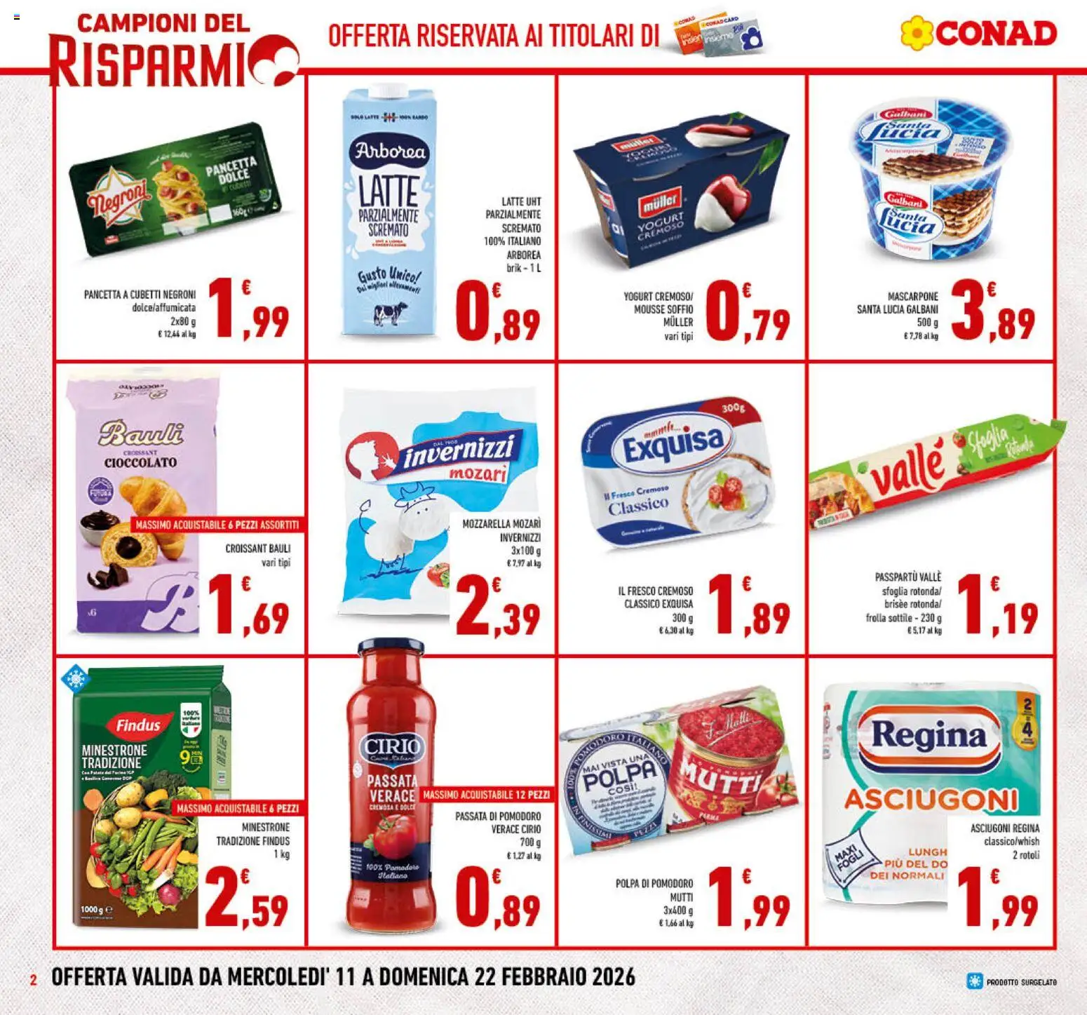 Volantino Conad del 11.02.2026 | Pagina: 2