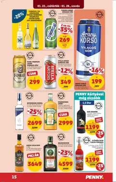 TUBORG GREEN DOBOZOS SÖR, 4,6% alkoholtartalom, 0,5 liter - amely érvényes a következő dátumtól: 22.01.2026 | Oldal: 19