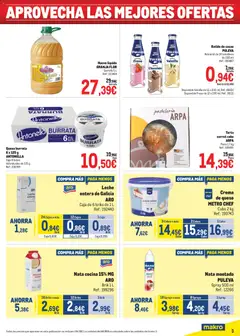 Vista previa Makro Precios Canarias válido desde el 06.04.2026 | Página: 3 | Productos: Leche, Crema, Cocina, Φρυγανιές σικάλεως