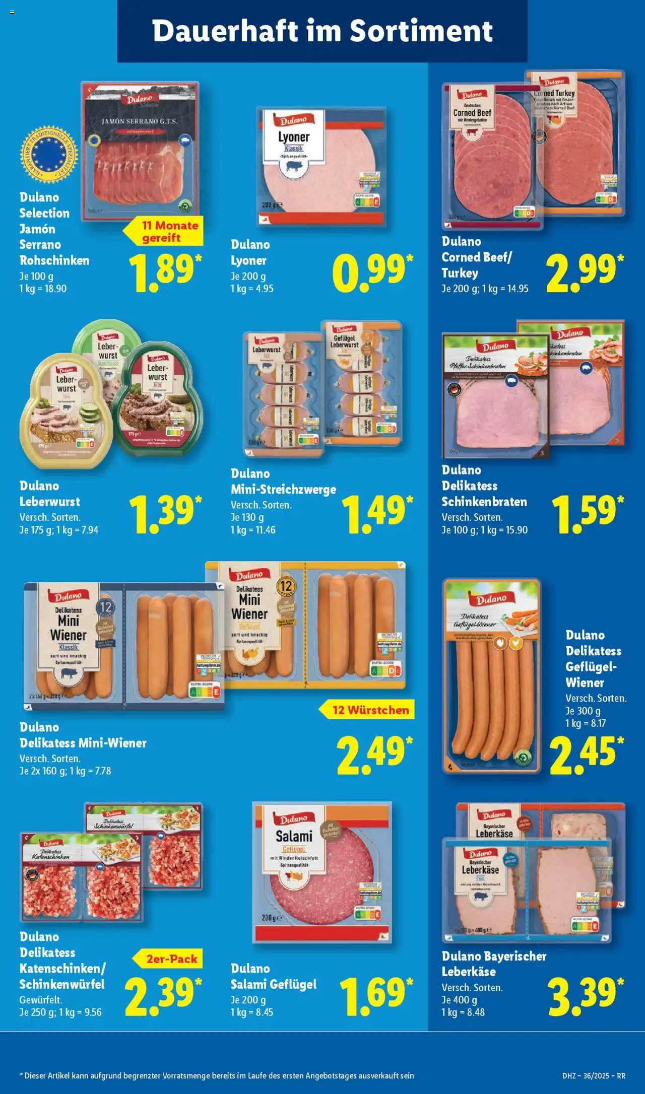 Lidl Prospekt Bestwig	 - gültig ab dem 01.09.2025 | Seite: 23 | Produkte: Pfeffer, Wurst, Salami, Schinken