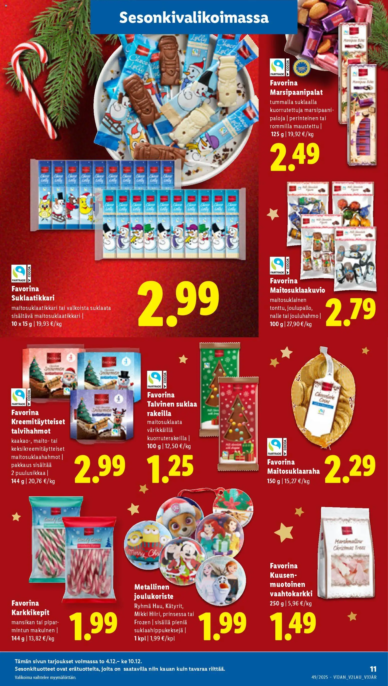 Lidl tarjoukset - Helsinki – voimassa 04.12.2025 alkaen | Sivu: 11