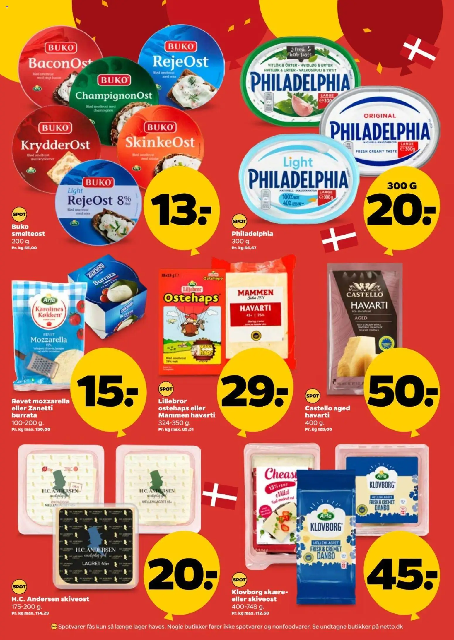 Netto tilbudsavis – gyldig fra 21.02.2026 | Side: 18 | Produkter: Bacon, Mozzarella, Rejer, Ostehaps