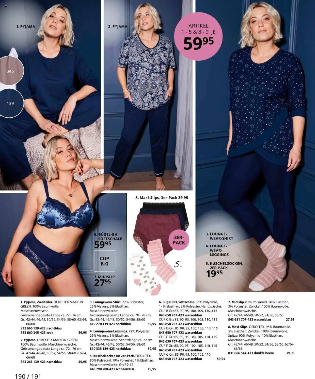 Ulla Popken akciós ujság - amely érvényes a következő dátumtól: 01.10.2025 | Oldal: 190 | Termékek: Leggings