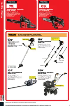 Brico Dépôt - Prévisualisation de Brico Dépôt catalogue valide à partir de 13.02.2026 | Page: 4 | Produits: Fraise, Débroussailleuse, Tronçonneuse, Tronçonneuse thermique