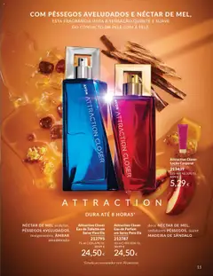 Attraction Closer Eau de Toilette em Spray Para Ele, 75 ml Eau de Toilette em Spray Para Ele │ válido de 01.09.2025 | Página: 11 | Produtos: Pêssegos, Fragrância, Eau de toilette, Mel