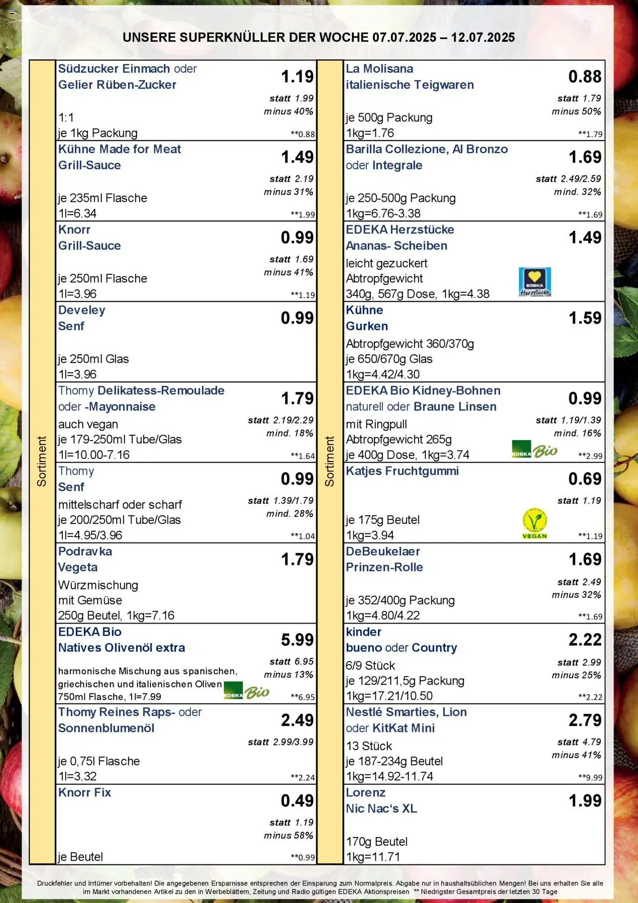 Simmel - Bayern - gültig ab dem 07.07.2025 | Seite: 2 | Produkte: Sonnenblumenol, Ananas, Gemüse, Pasta