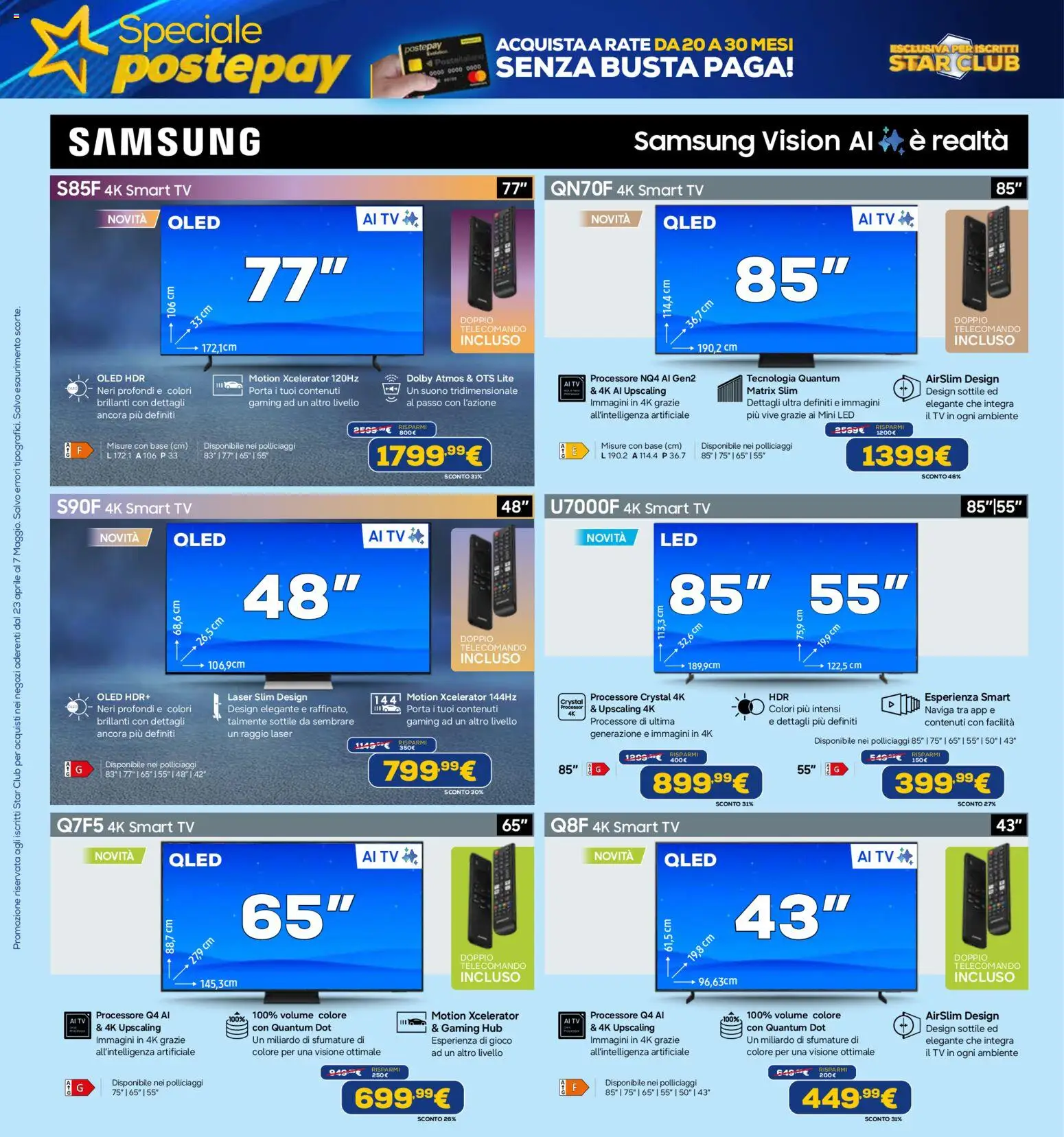 Volantino Euronics del 23.04.2026 | Pagina: 15 | Prodotti: Telecomando, TV, Gioco, Samsung