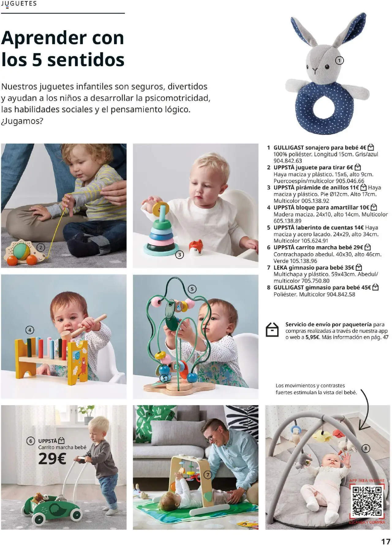 Catálogo IKEA y los niños │ válido desde el 01.09.2025 | Página: 17 | Productos: Anillos, Juguetes