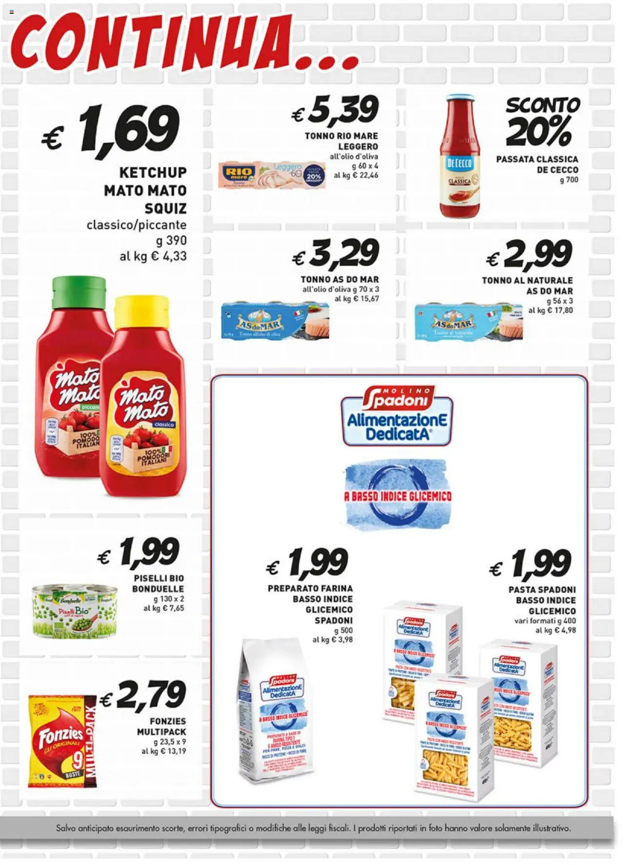 Volantino Coal del 09.10.2025 | Pagina: 5 | Prodotti: Pizza, Piselli, Tonno, Tonno al naturale