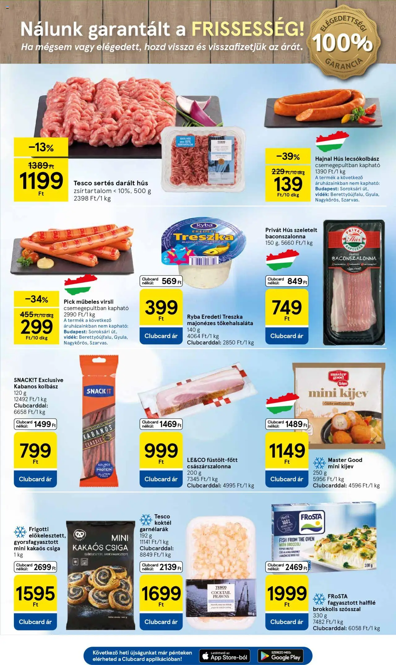 Tesco akciós ujság - amely érvényes a következő dátumtól: 26.06.2025 | Oldal: 3 | Termékek: Kolbász, Hús, Protein, Lecsókolbász