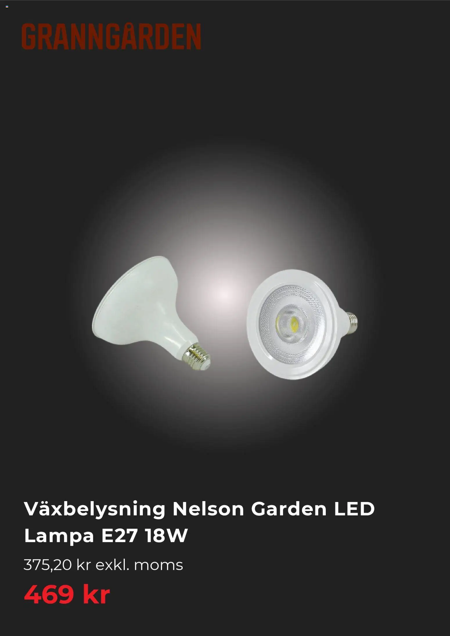 Granngården reklamblad aktuell från 15.04.2026 | Sida: 9 | Produkter: Lampa