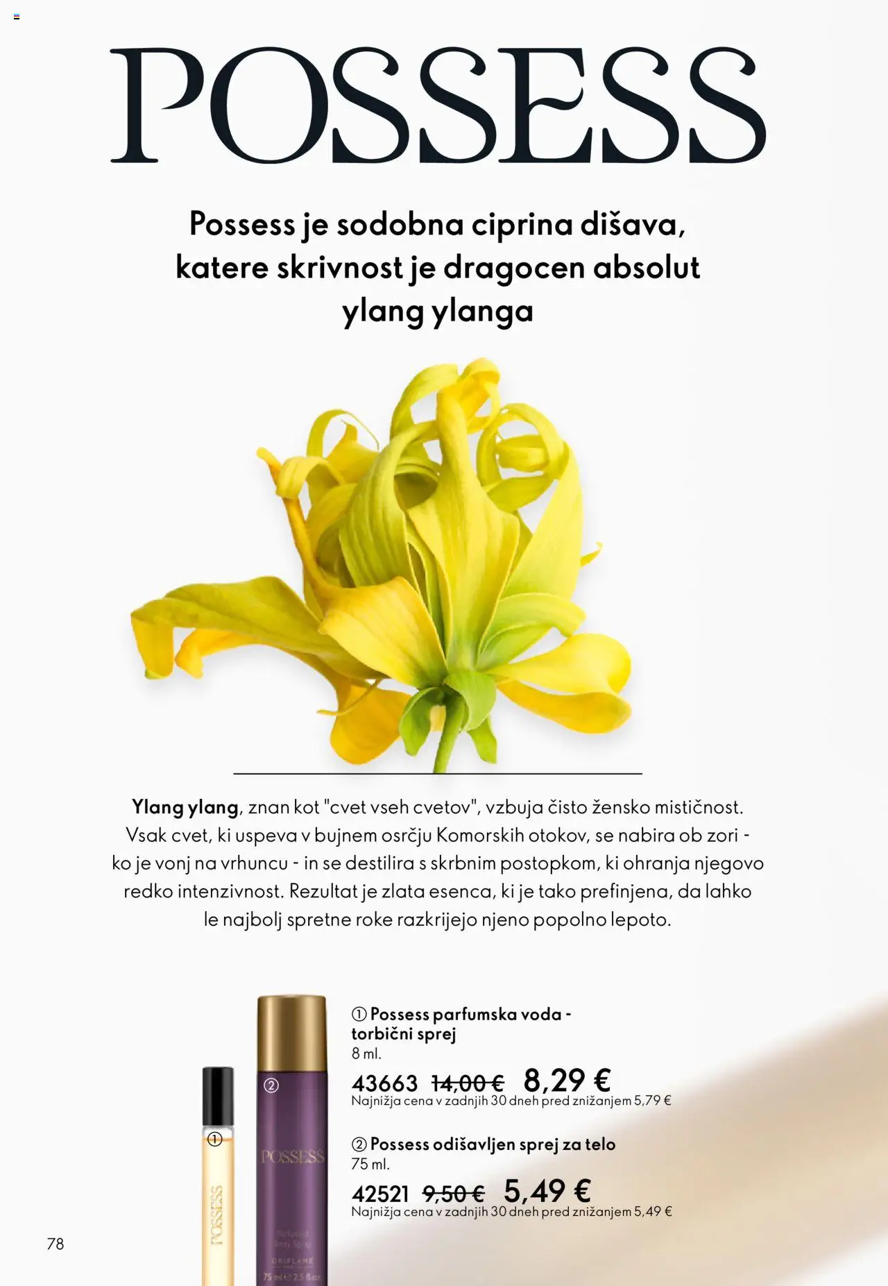 Novi Oriflame katalog ponudbe – veljaven od 14.09.2025 | Stran: 78 | Izdelki: Voda, Parfumska voda