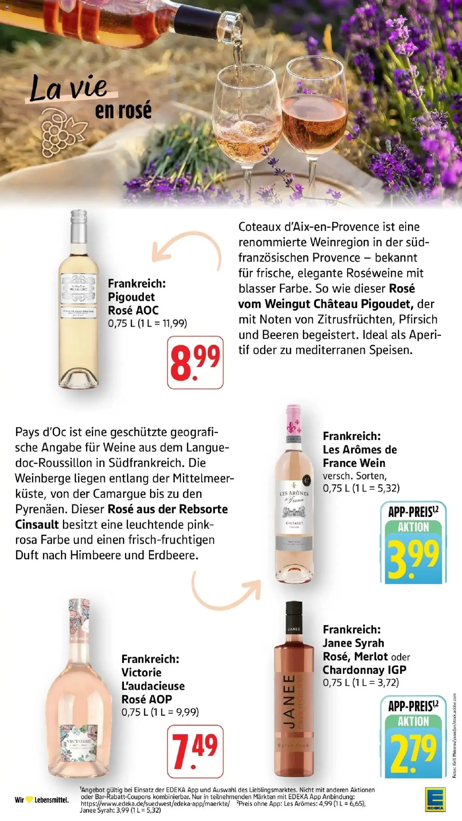 Edeka prospekt Ludwigshafen	 (ab 12.04.2026) » Angebote Online | Seite: 38 | Produkte: Rosewein, Merlot, Duft, Himbeere