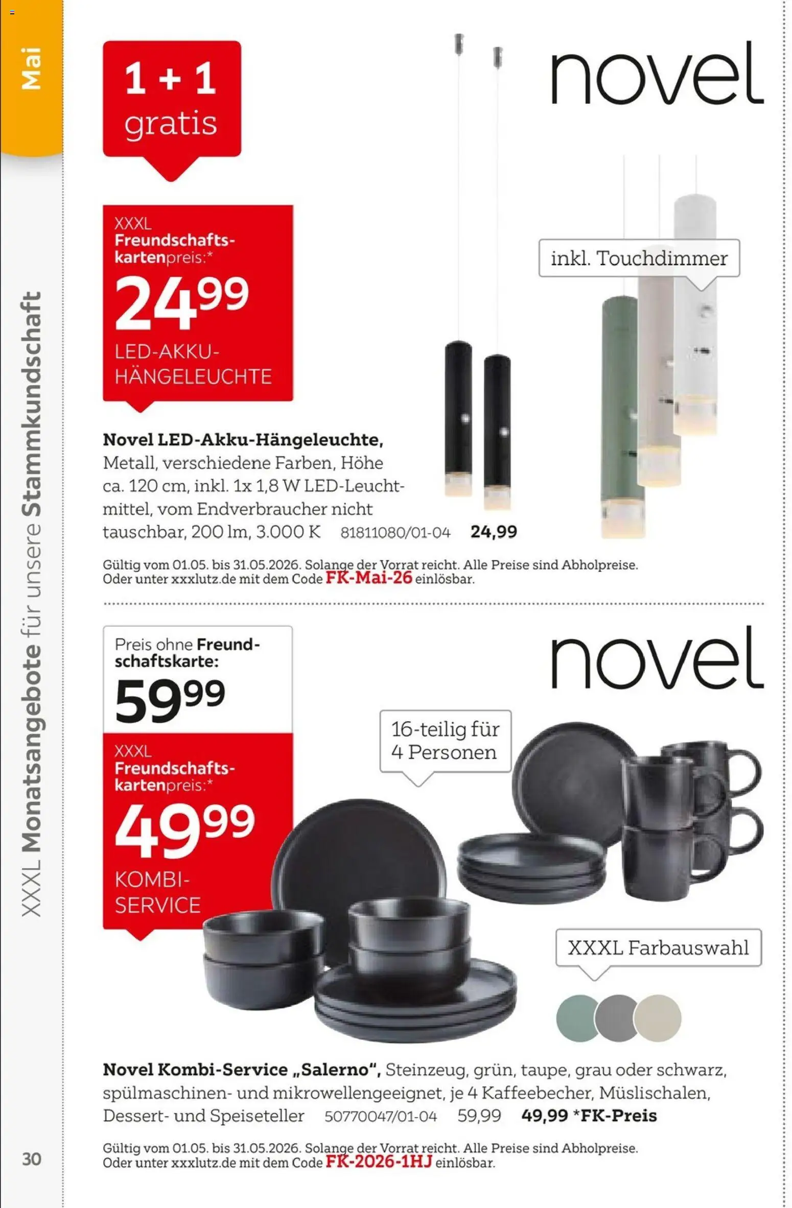 XXXL Lutz  Freundschaftskartenjournal – gültig ab 01.02.2026 | Seite: 30