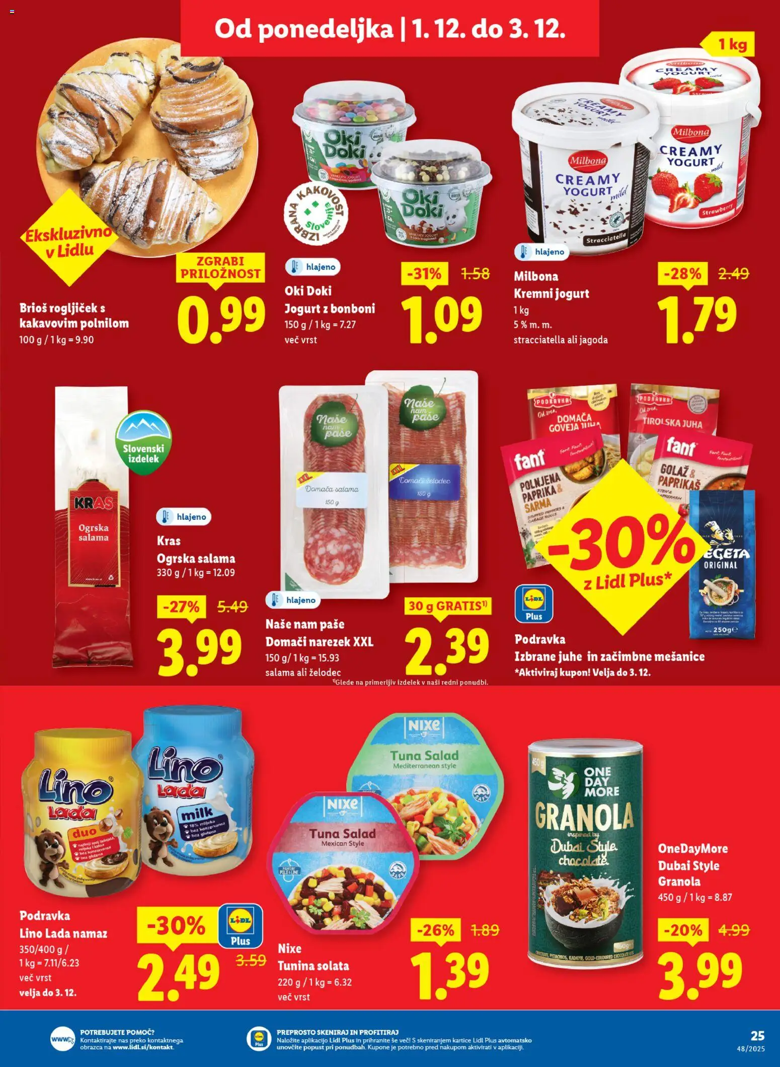 Novi Lidl katalog ponudbe – veljaven od 27.11.2025 | Stran: 39 | Izdelki: Bonboni, Paprika, Narezek, Salama