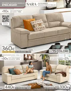 Anteprima del volantino Mondo Convenienza Pocket Gennaio catalogo valido a partire dal 04.01.2026 | Pagina: 48 | Prodotti: Divano