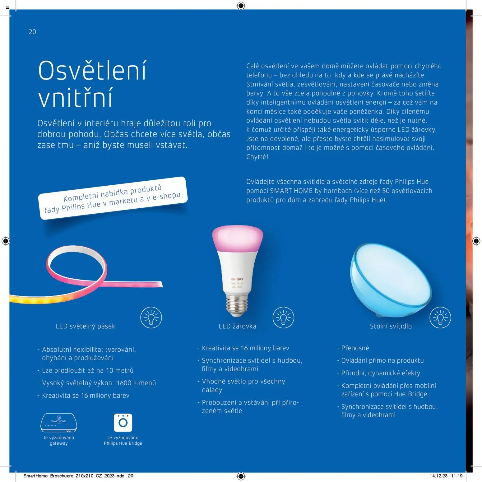 HORNBACH leták - SmartHome od 01.01.2026 | Strana: 20 | Produkty: LED