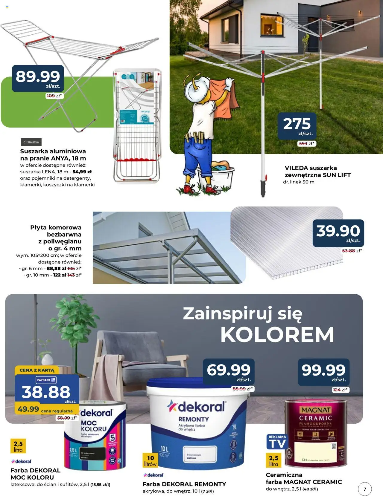 Mrówka Gazetka - Lubliniec od 15.05.2025 | Strona: 7 | Produkty: Karta, Suszarka, Vileda