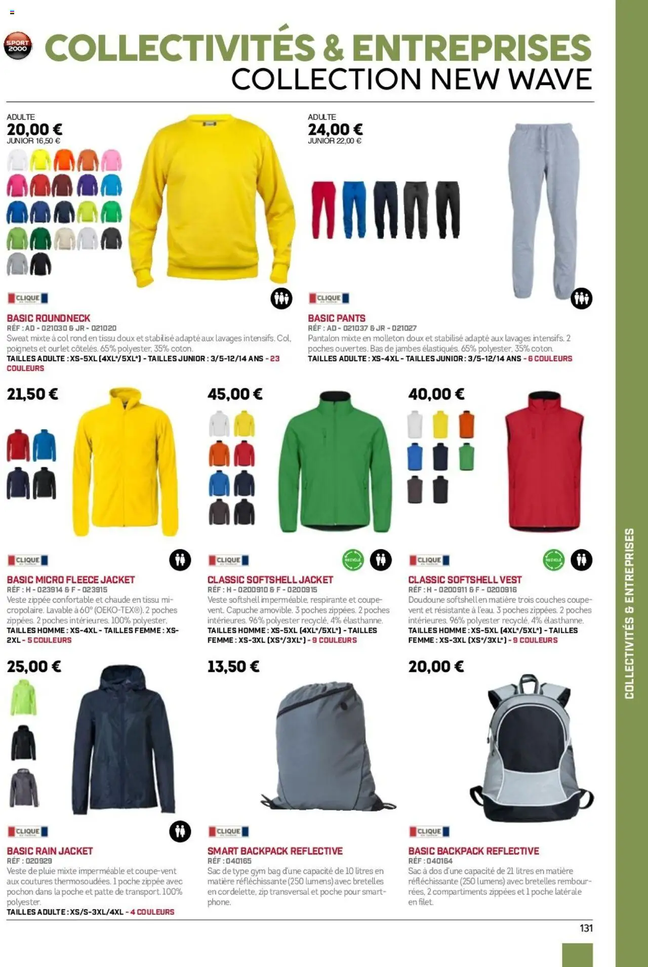 {H1} | Page: 131 | Produits: Couches, Sac, Veste, Sac à dos