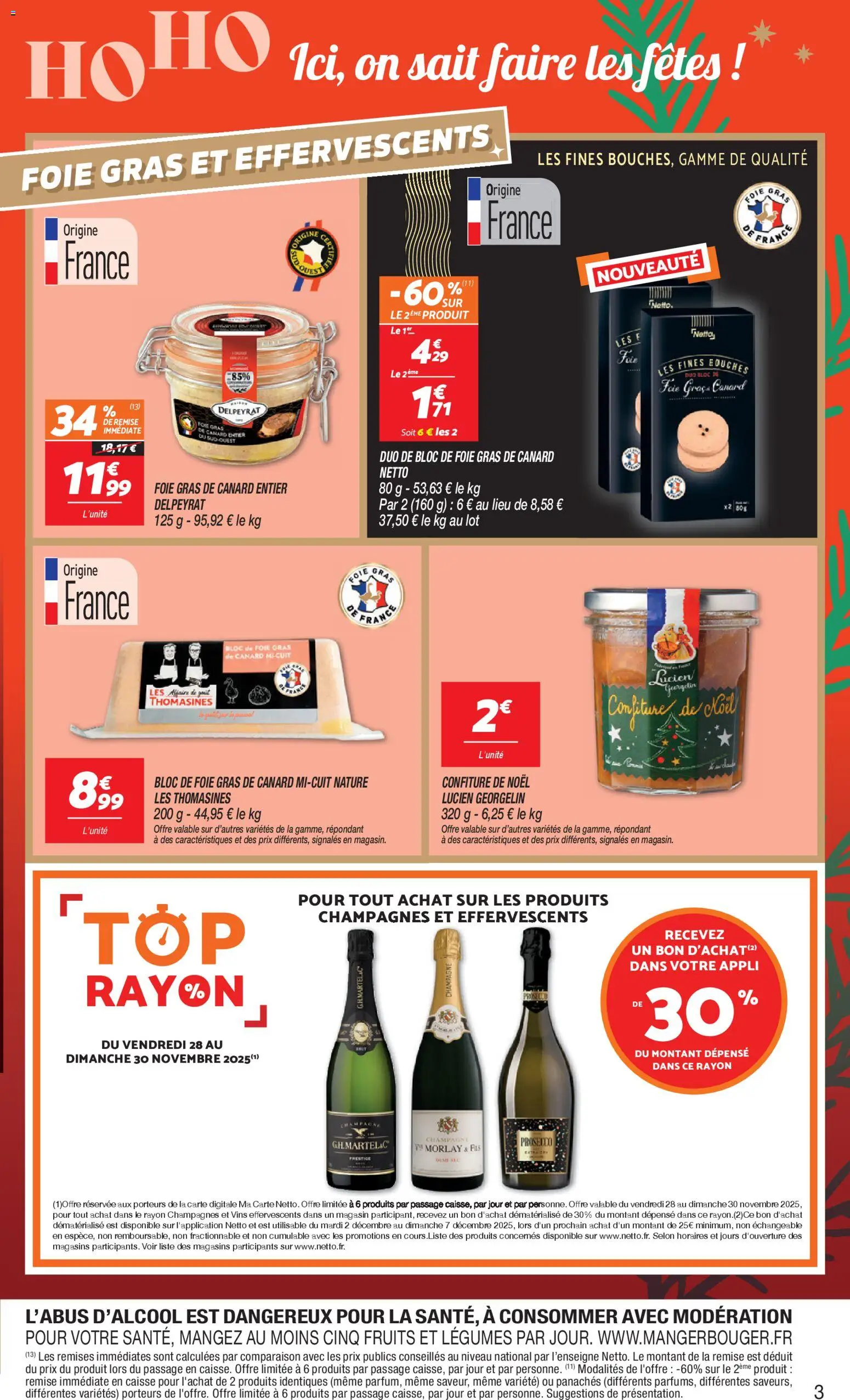 {H1} | Page: 3 | Produits: Gras de canard entier, Foie gras de canard entier, Champagne, Bloc de foie gras