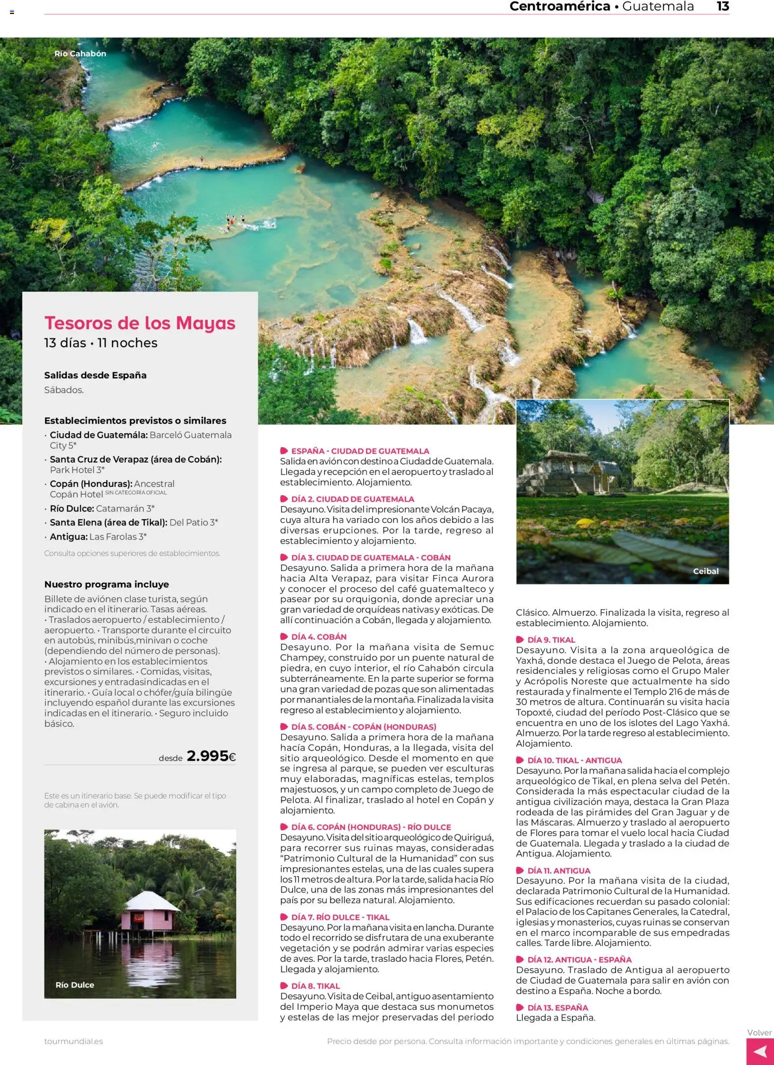 Viajes El Corte Inglés Centroamérica y Sudamérica │ válido desde el 01.01.2026 | Página: 12 | Productos: Café, Marco