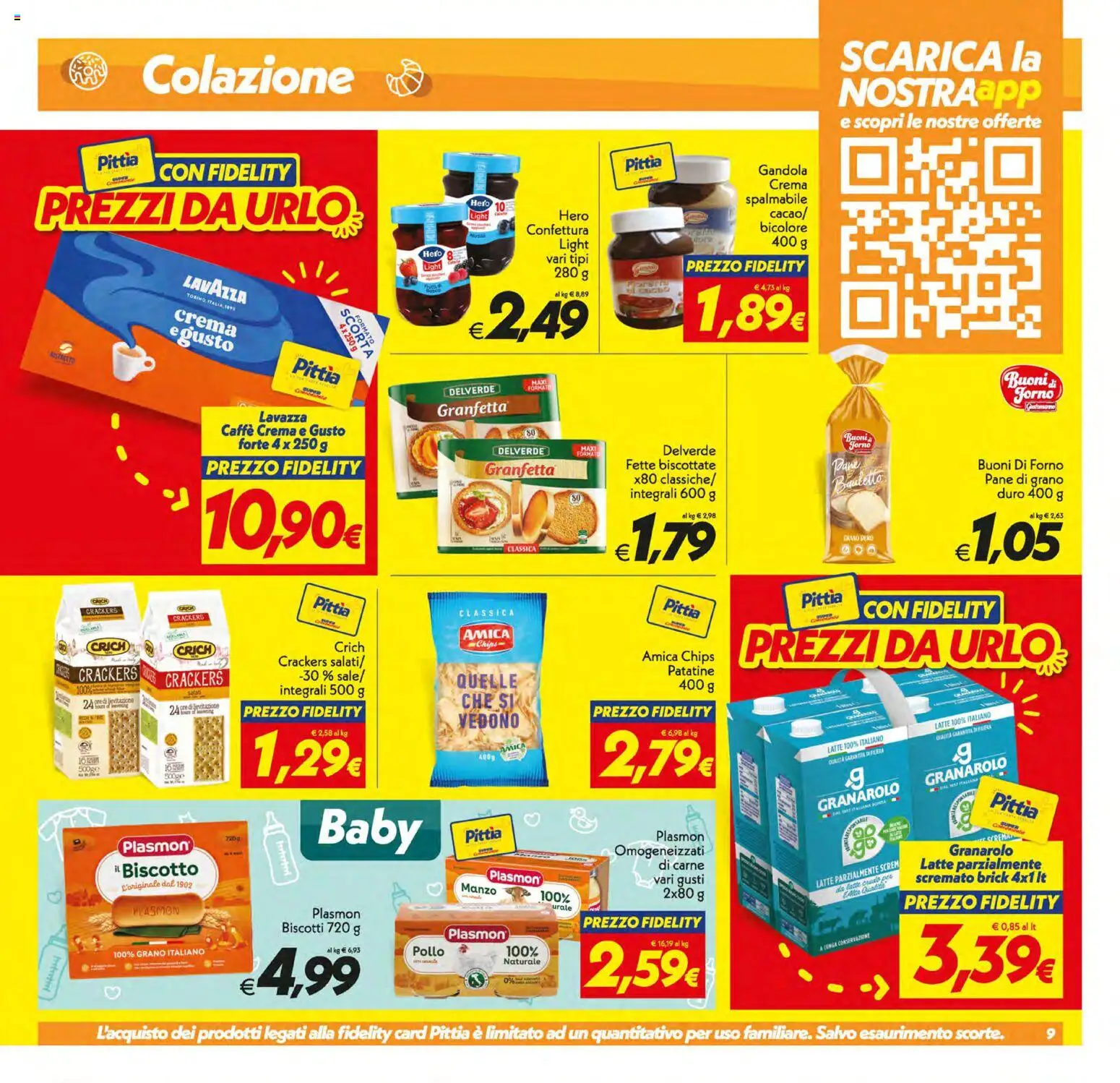 Volantino SuperConveniente del 13.01.2026 | Pagina: 9 | Prodotti: Caffè, Biscotti, Fette biscottate, Lavazza