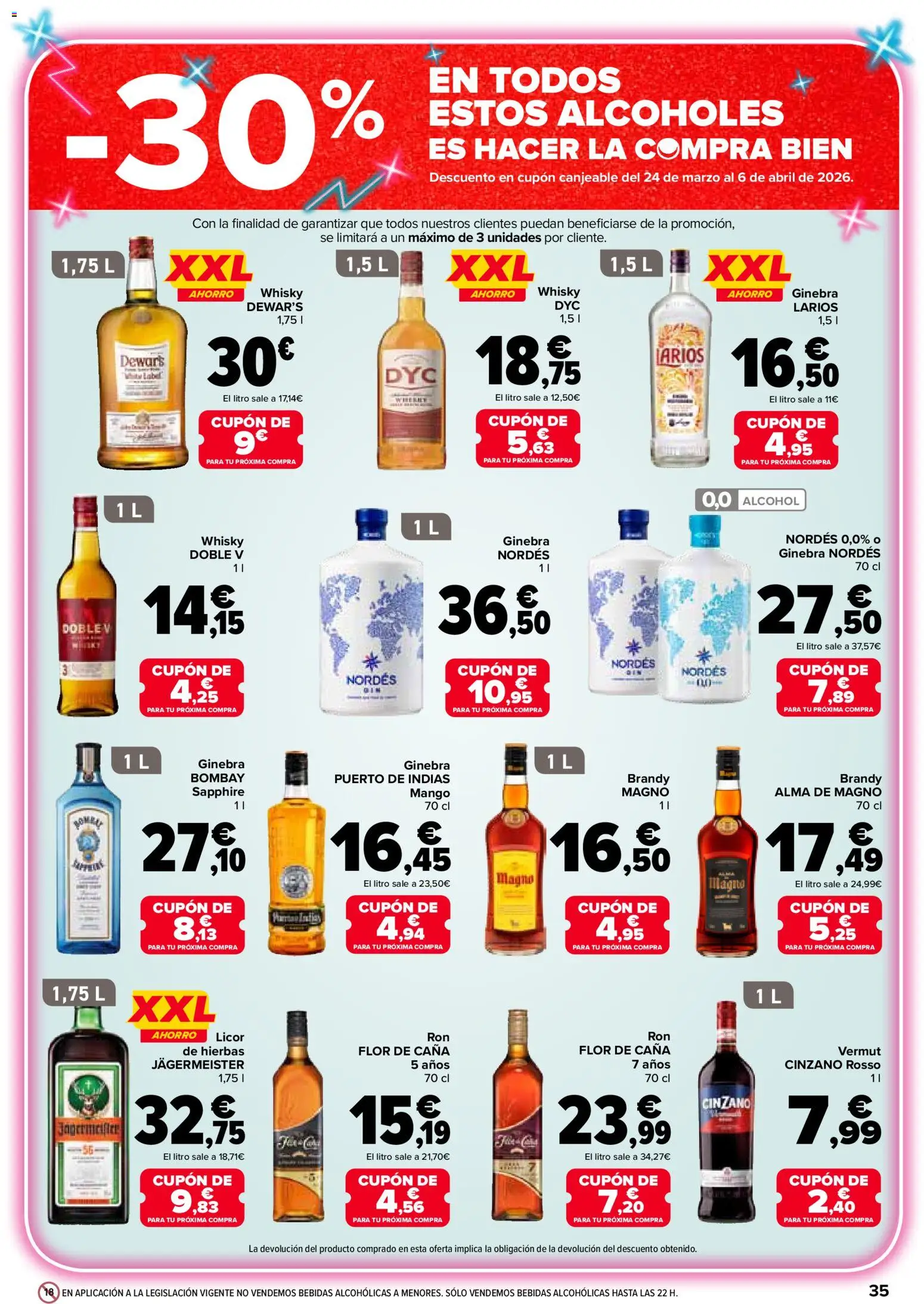 Carrefour folleto │ válido desde el 12.03.2026 | Página: 37 | Productos: Licor, Whisky, Ρούτερ, Μαύρο πιπέρι