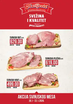 Matijevic akcija svinjskog mesa - pregled Matijevic kataloga - važi od 20.01.2026
