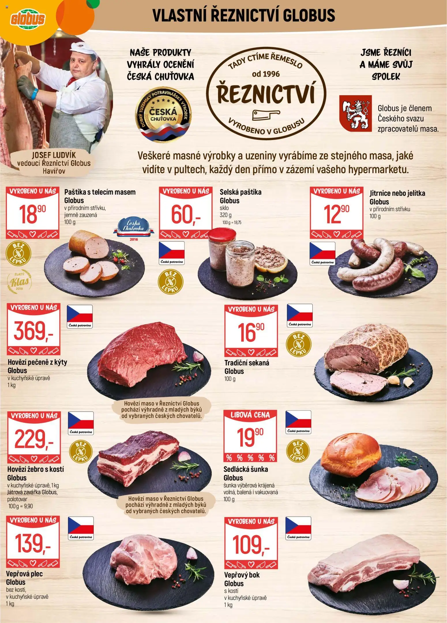 Globus leták - Havířov od 21.01.2026 | Strana: 7 | Produkty: Hovězí, Globus, Vepřový bok, Vepřová plec