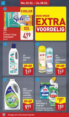 Aldi - Folder week 6 - Voorbeeld van een folder van Aldi, geldig van 02.02.2026 | Pagina: 16 | Producten: Keukenpapier, Toilet, Festék, Zeep