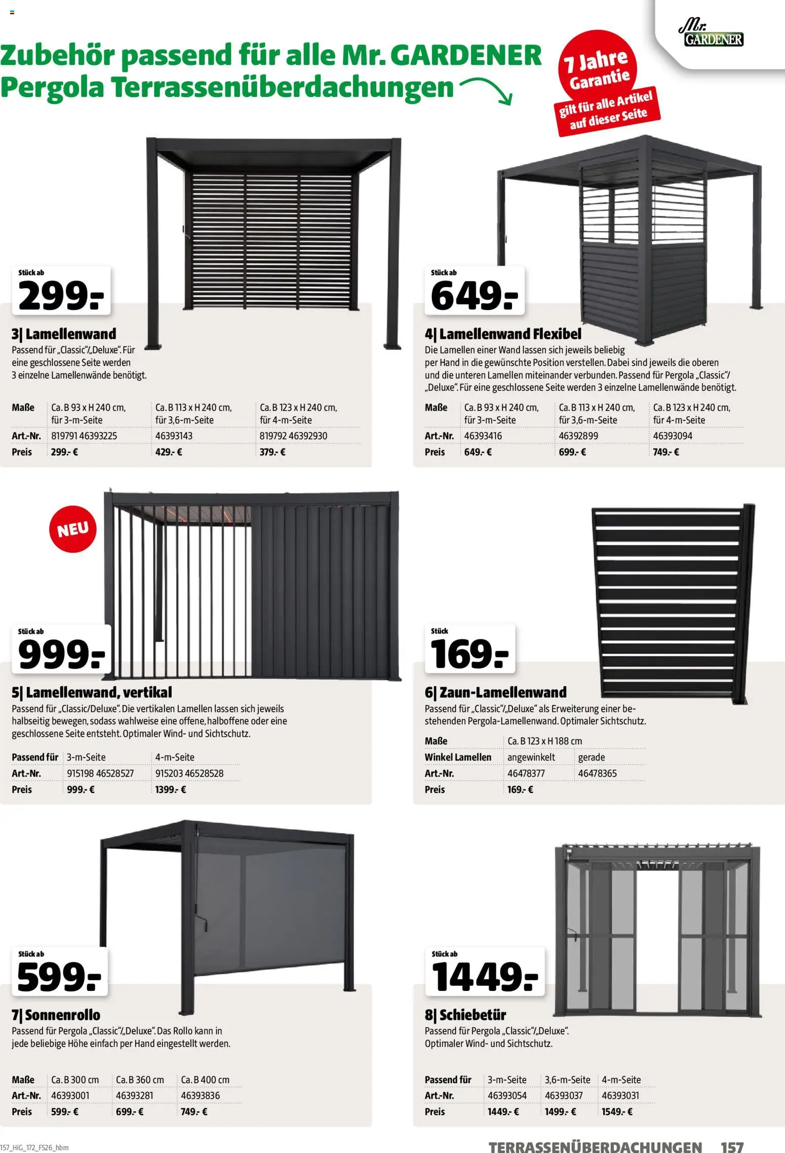 Hagebau Gartengestaltungsortiment – gültig ab 02.03.2026 | Seite: 157