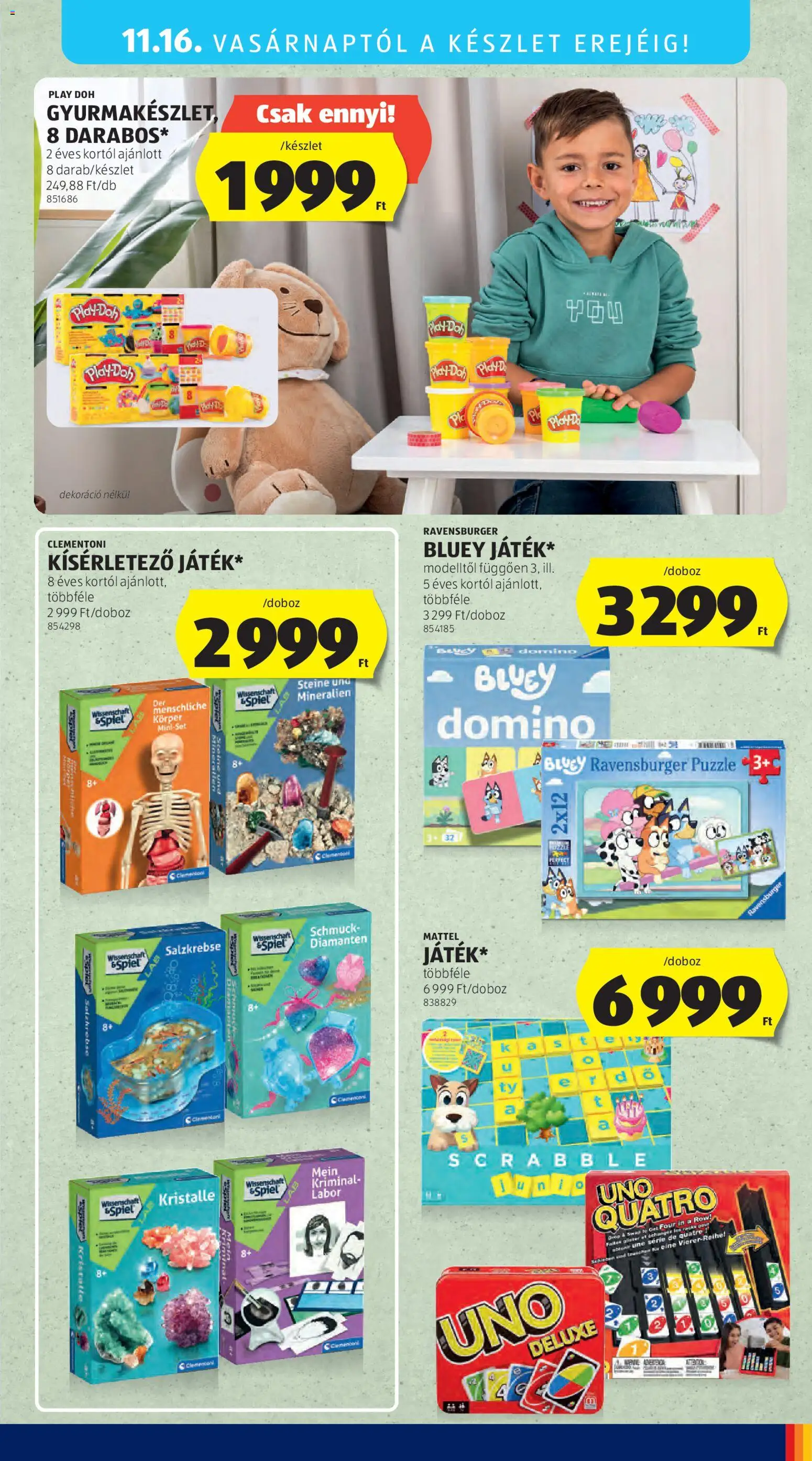 Aldi akciós ujság - amely érvényes a következő dátumtól: 13.11.2025 | Oldal: 15 | Termékek: Puzzle, Dekoráció