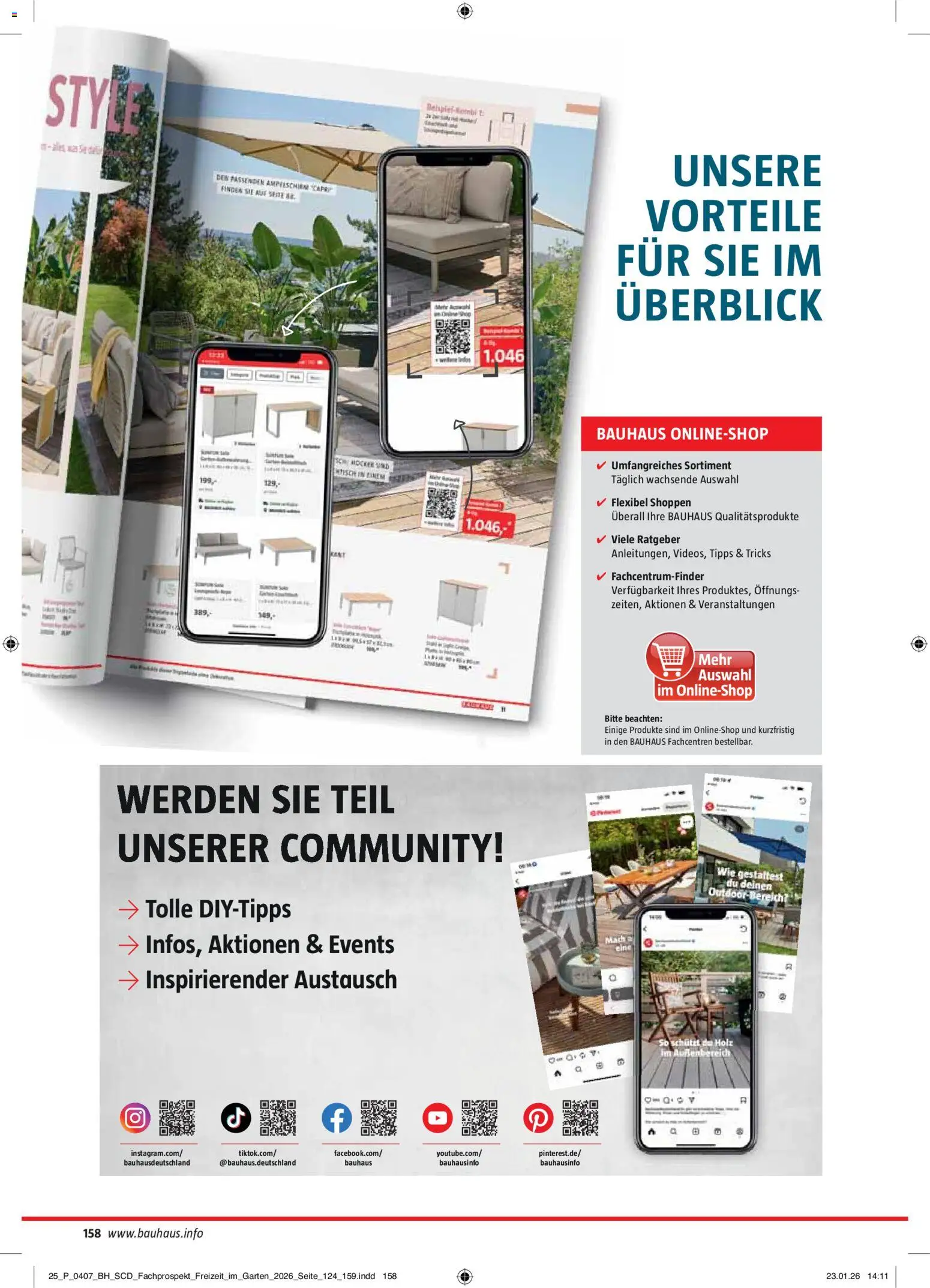 Bauhaus Freizeit im Garten – gültig ab 02.03.2026 | Seite: 158