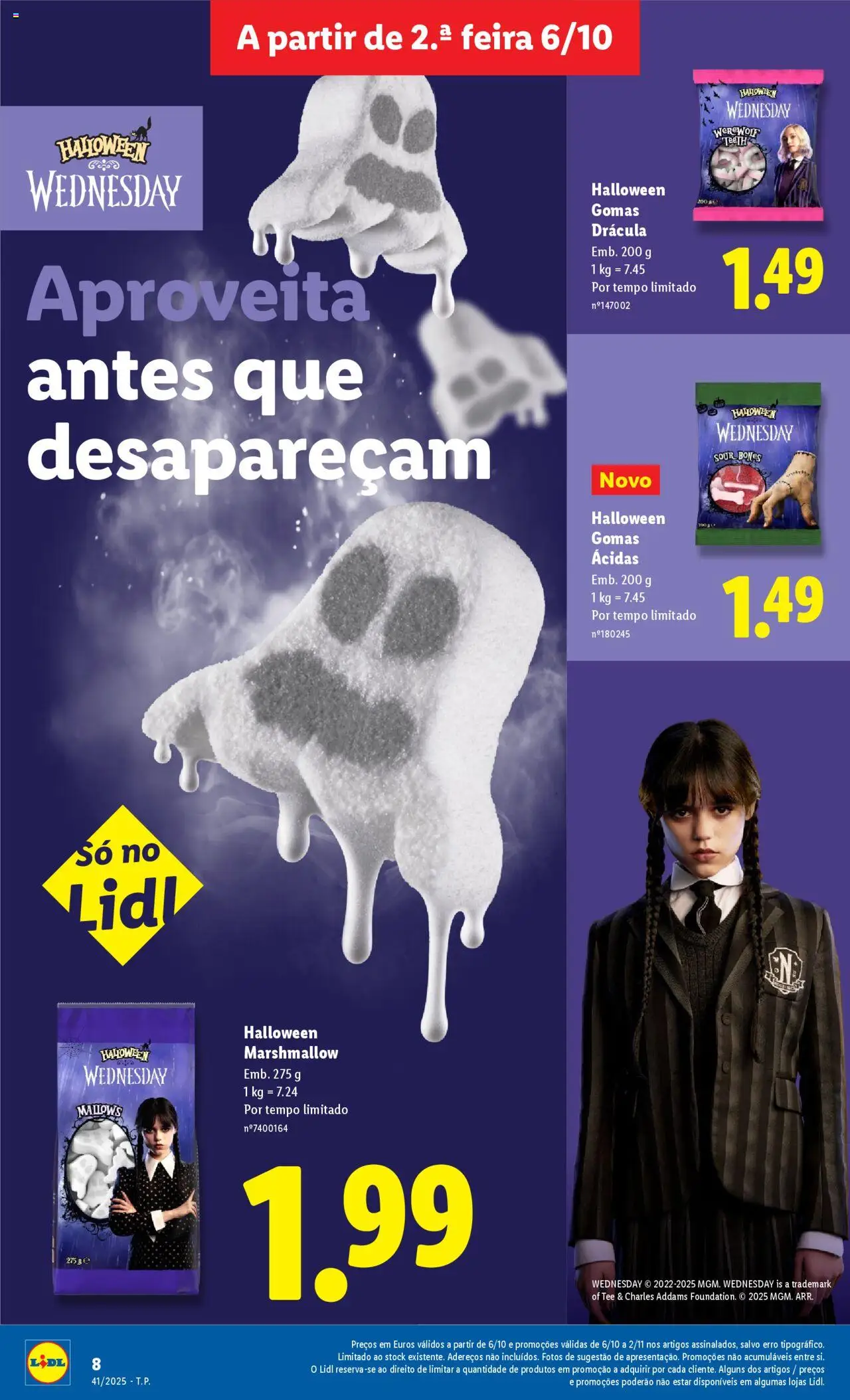 Lidl - Folheto │ válido de 03.10.2025 | Página: 8 | Produtos: Gomas