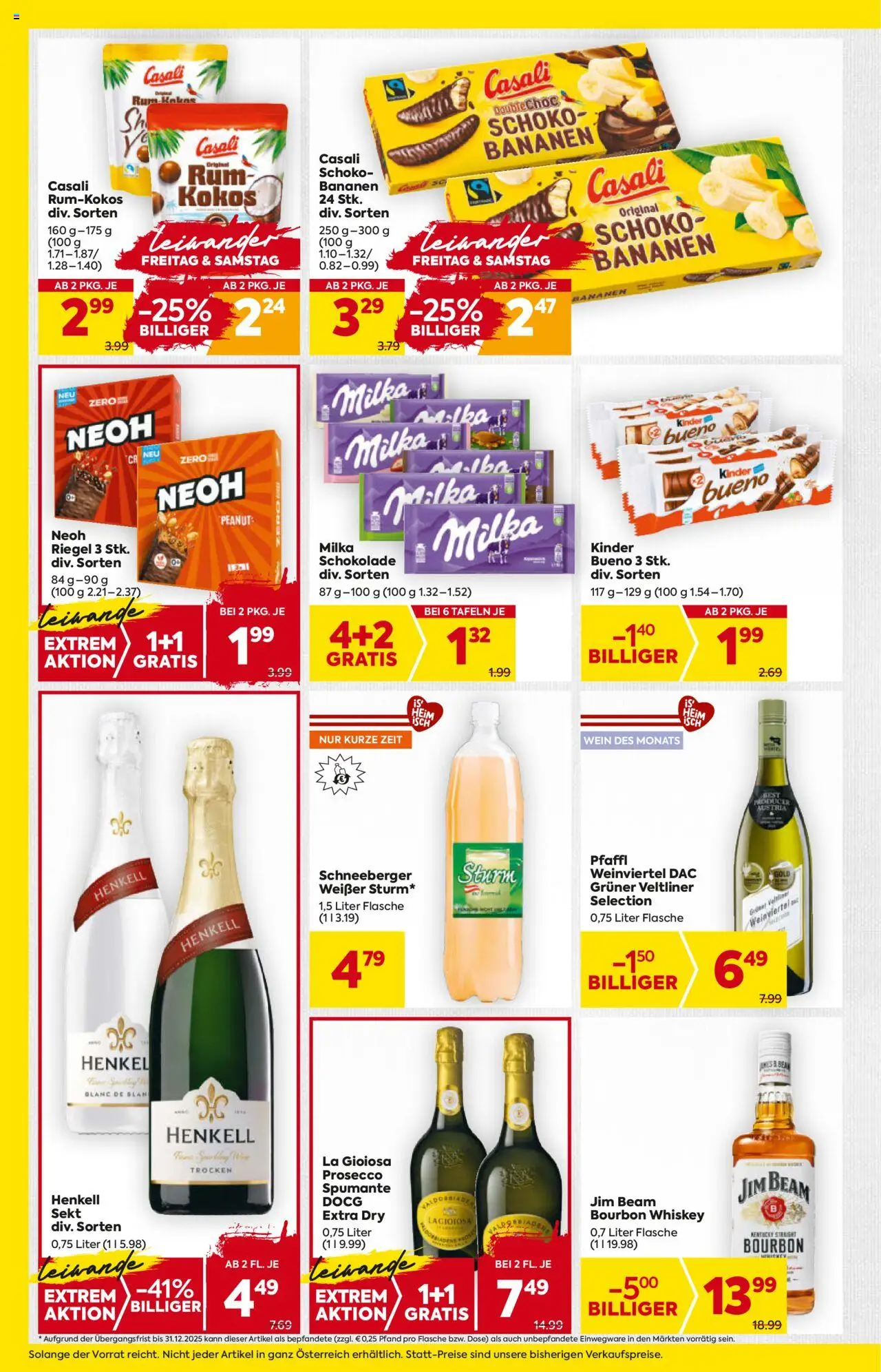 Billa Flugblatt - Burgenland gültig ab 04.09.2025 | Seite: 10 | Produkte: Whiskey, Schokolade, Bananen, Bourbon