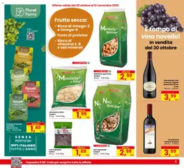 Anteprima del volantino Eurospar Bologna catalogo valido a partire dal 30.10.2025 | Pagina: 5 | Prodotti: Frutta, Noci, Mandorle, Uva