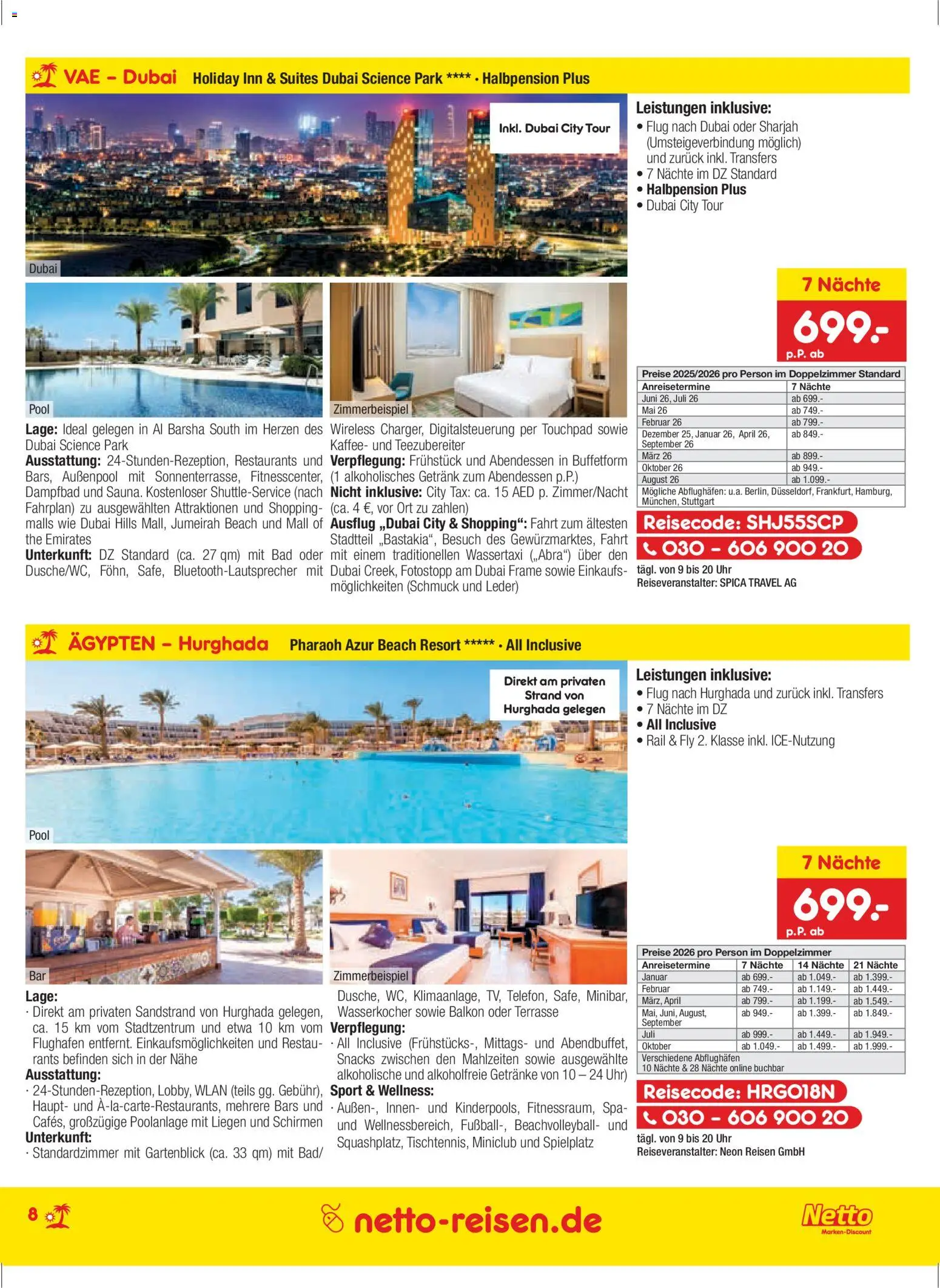 Netto Reisen Prospekt 	 – gültig ab 27.11.2025 | Seite: 8 | Produkte: Wasserkocher, Kaffee, Bad, Uhr