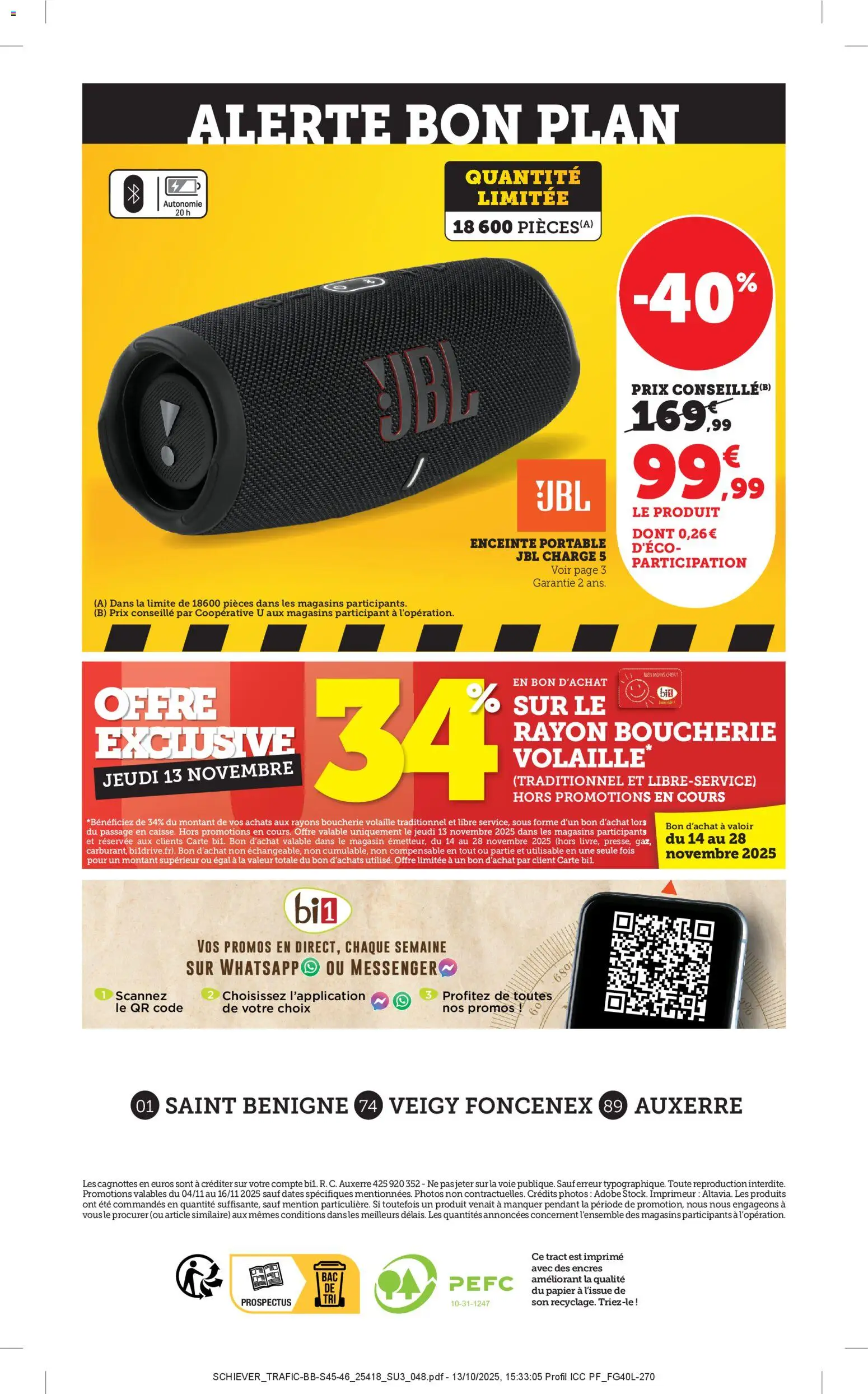 {H1} | Page: 48 | Produits: Enceinte, Volaille, Portable