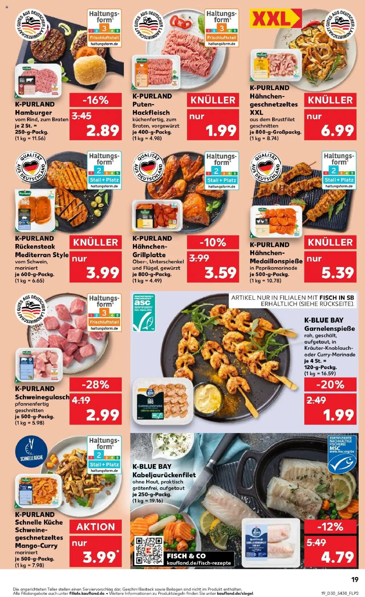 Kaufland prospekt Regensburg	 - gültig ab dem 24.07.2025 | Seite: 19 | Produkte: Grill, Hahnchen, Mango, Hackfleisch